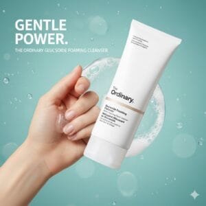 The Ordinary Glucoside Foaming Cleanser, Gentle Foaming Face Wash for All Skin Types Including Sensitive Skin, 5.1 Fl Oz | Skincare Routine