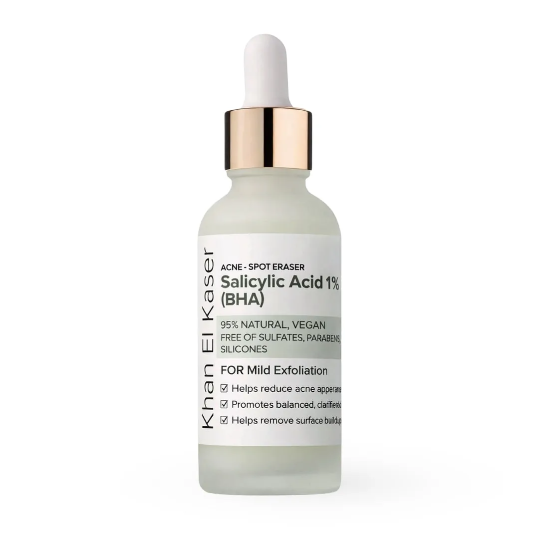 Cluttered skincare products and cracked jar illustrating common errors in acne treatment routine.