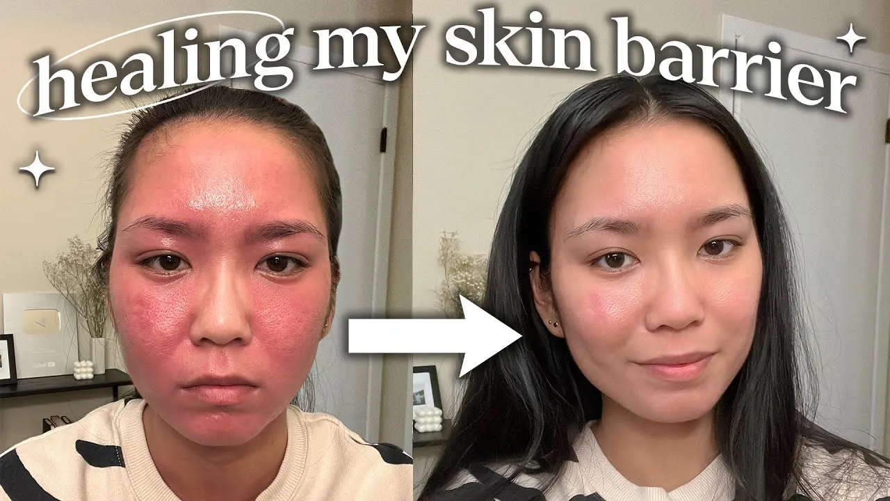 Flat vector art depicting common mistakes that slow down skin barrier recovery process.